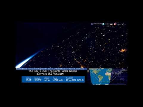 國際太空站ISS 飛越換日線