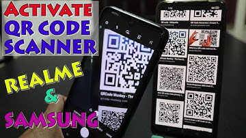 How to activate QR Code Scanner (No installing apps) Realme & Samsung