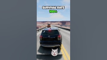 Chance of survival with different cars 🚗 #beamngdrive #beamngnoob #shortsfeed #viral