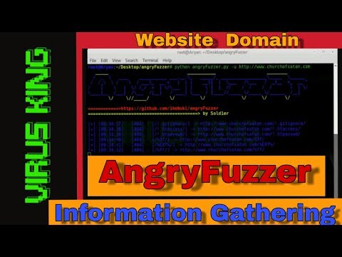 AngryFuzzer - Tool for Information Gathering on Kali Linux 2017.1 ✔