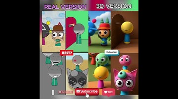 Sprunki Squid Game Anti Cheating Guards Pack Animation 2 |3D VERSION #sprunki #animation #shorts