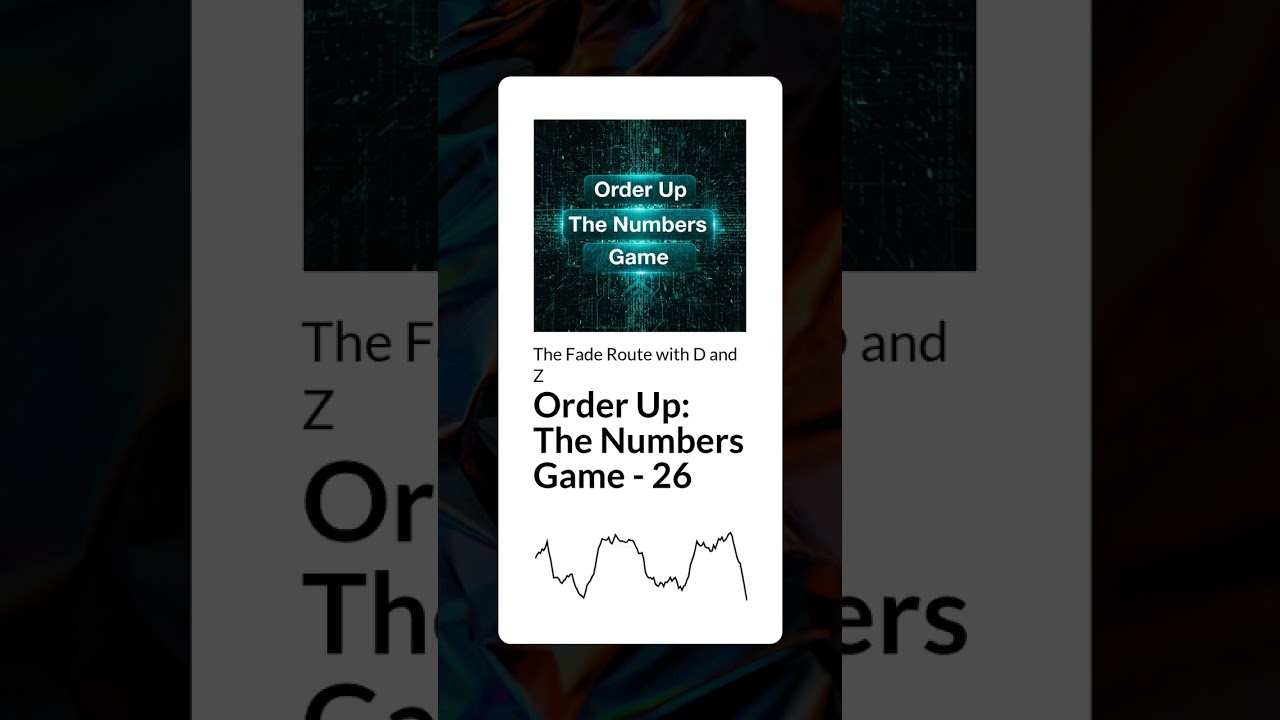 Order Up: The Numbers Game - 26