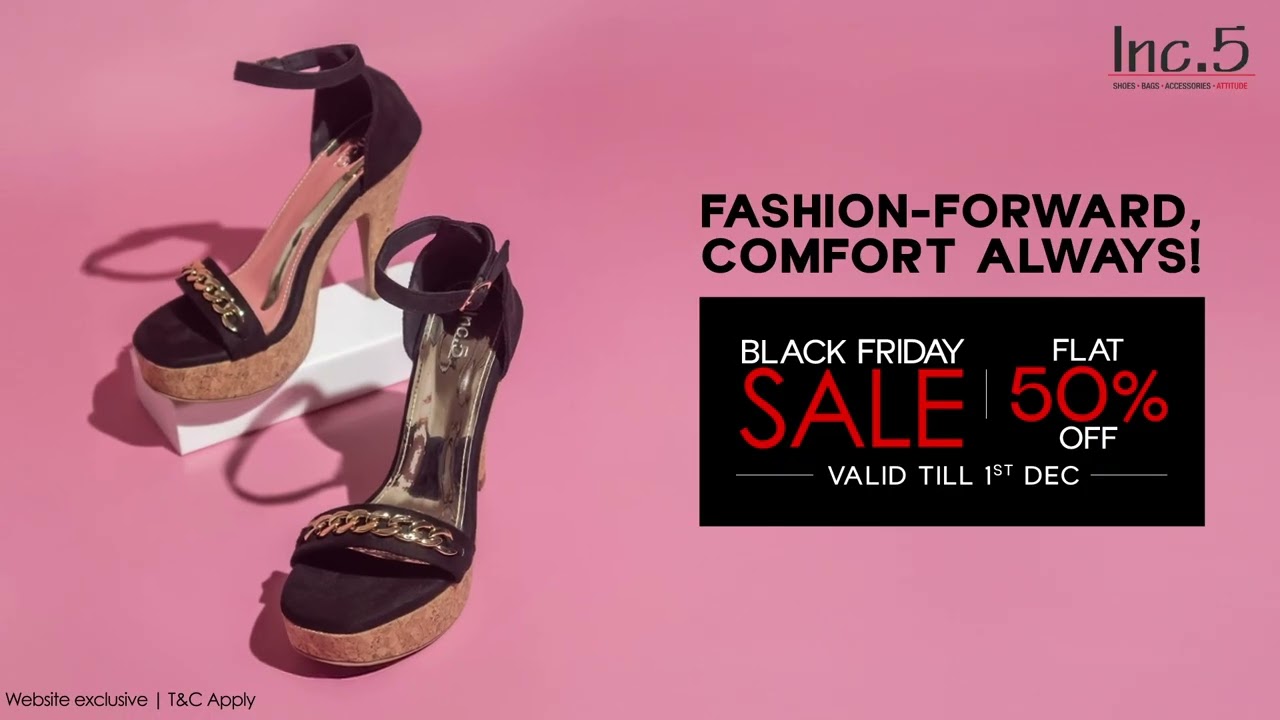Flat 50% Off Women’s Shoes This Black Friday!