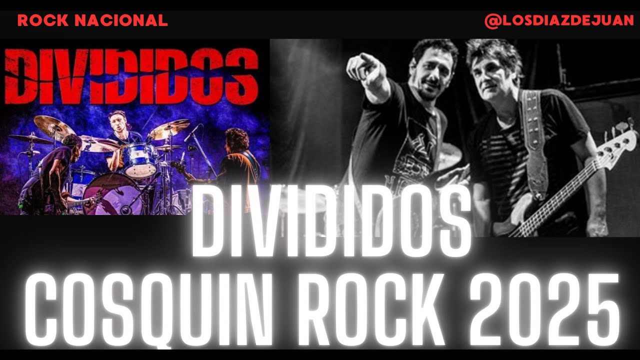 DIVIDIDOS - COSQUÍN ROCK 2025 (Recital Completo en Vivo)