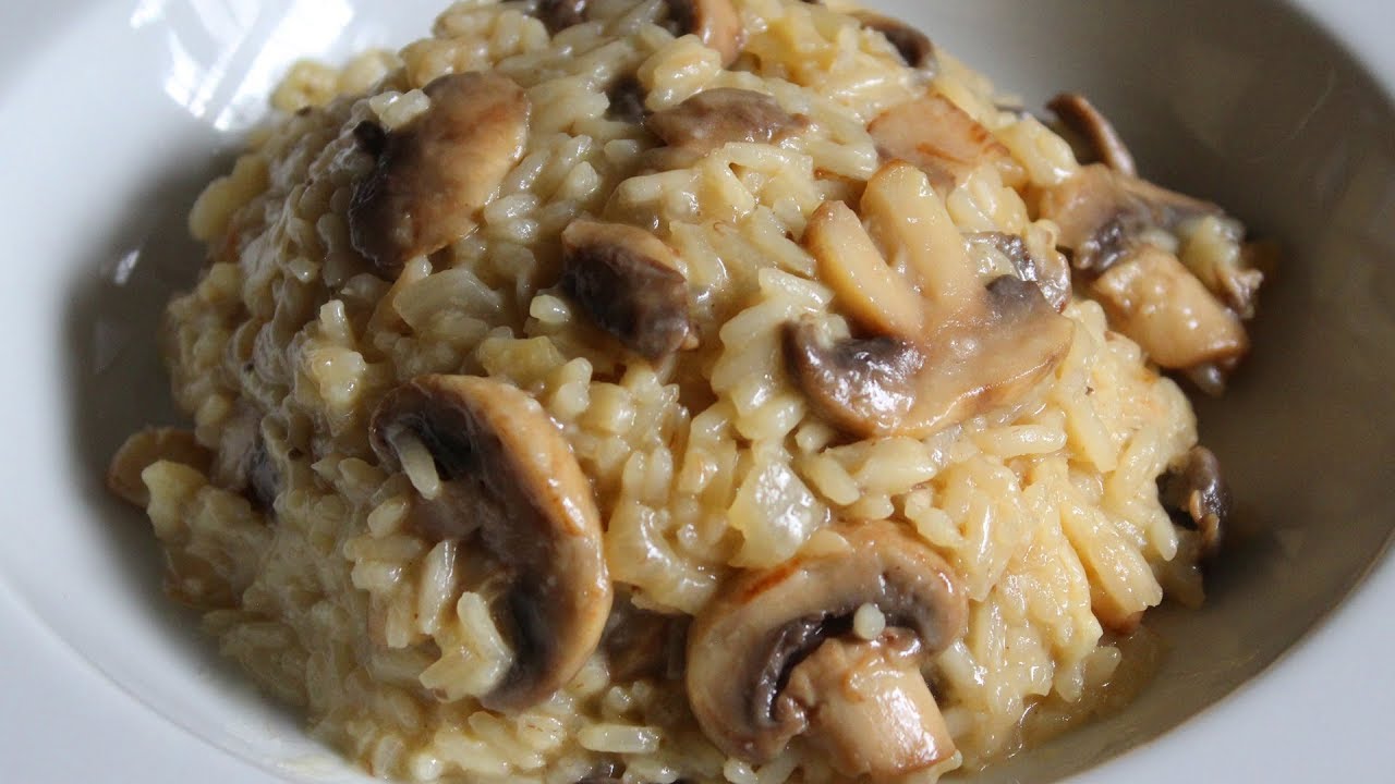 Risotto de champiñones