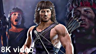 8К. Mortal Kombat 11 Ultimate Джон Рэмбо (Сильвестр Сталлоне) Трейлер screenshot 3