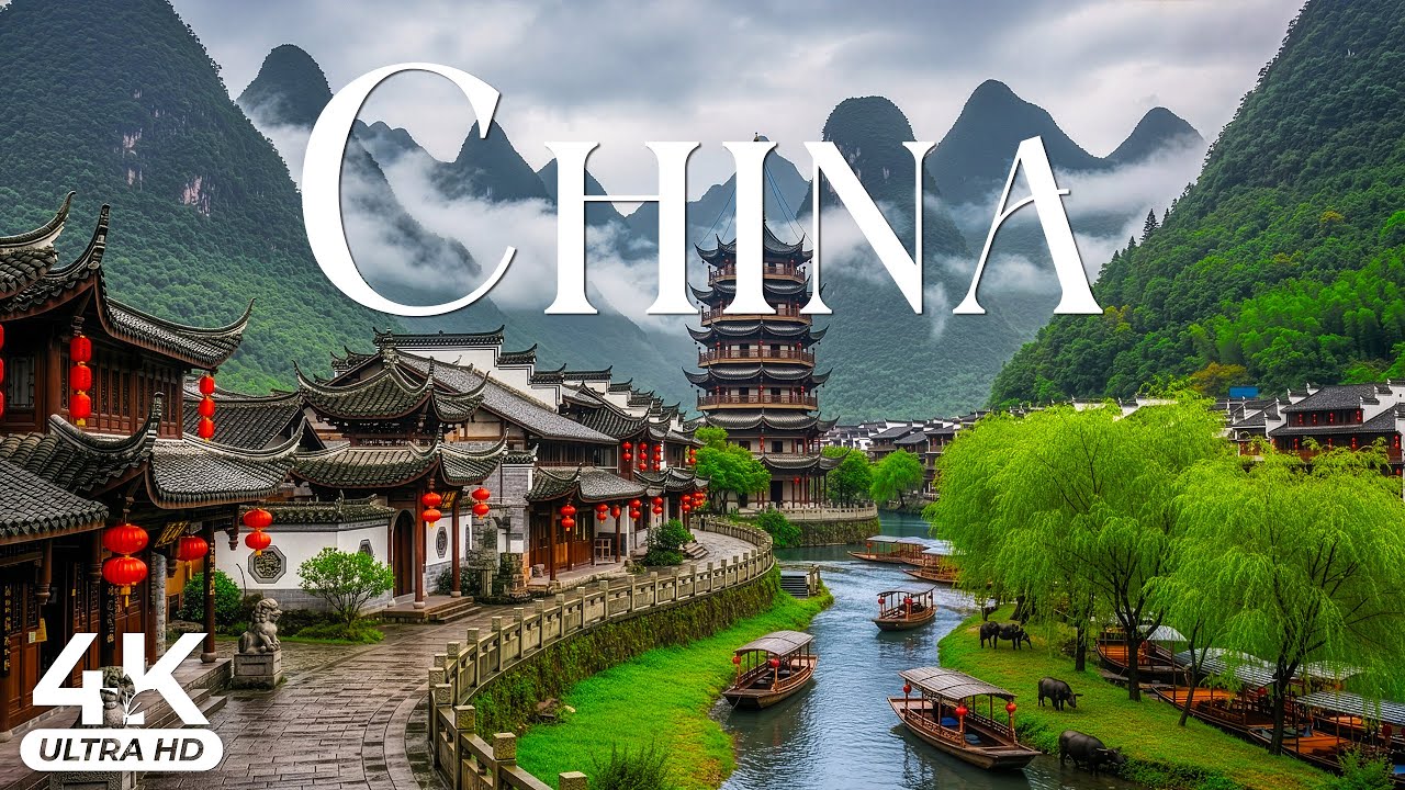 China 4K UHD Relaxation Scenic | Ancient Landscapes, Majestic Mountains & Timeless Beauty Views