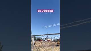 Over the cemetery #memorialday #flyover #warplanes #countryliving #canyontexas