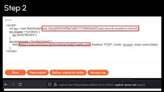 Lab  Cross site WebSocket hijacking