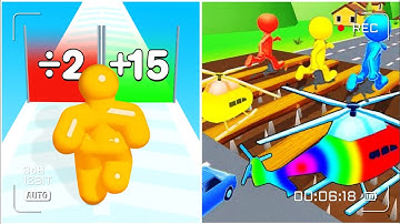 Tall man Run vs Shape shifting🚁 walkthrough✅ IOS Android | #shapeshifting #tallmanrun #gameplay