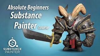 Absolute Beginners Substance Painter course promo video