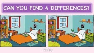 Spot The Difference: Try to find different spots in 90 seconds [Find The Difference #1] 다른그림찾기