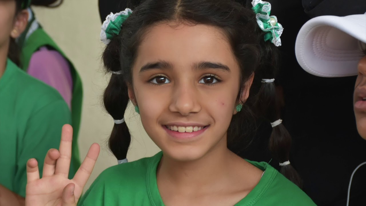 احتفال مدرسة أحمد بن ماجد ح١ برأس الخيمة باليوم الوطني السعودي 88