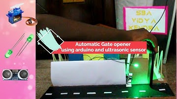 Automatic Gate Opener using Arduino and Ultrasonic Sensor