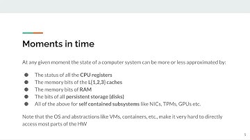 Digital Forensics - Intro (1/3) - OS abstractions