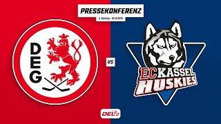 Pressekonferenz 5. Spieltag | Düsseldorfer EG - EC Kassel Huskies