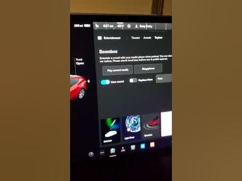 TESLA engine sound disabled - YouTube