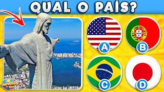 🗽Adivinhe os PAÍSES pelos Monumentos e Pontos Turísticos 🏔️🏖️ screenshot 4