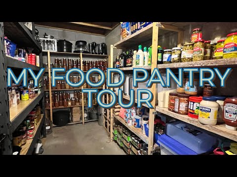 FOOD PANTRY TOUR FOR OUR FAMiLY OF 10