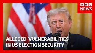 US President Donald Trump alleges China committed 2020 voter fraud | BBC News