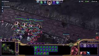 Starcraft 2 coop Mutation Rubber and Glue and leveling Vorazun P0 level 12 on EU