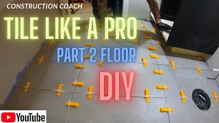 FLOOR TILE BASEMENT PROJECT PART 2