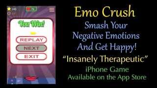 Emo Crush - Smash Your Negative Emotions and Get Happy Free iPhone Game screenshot 2