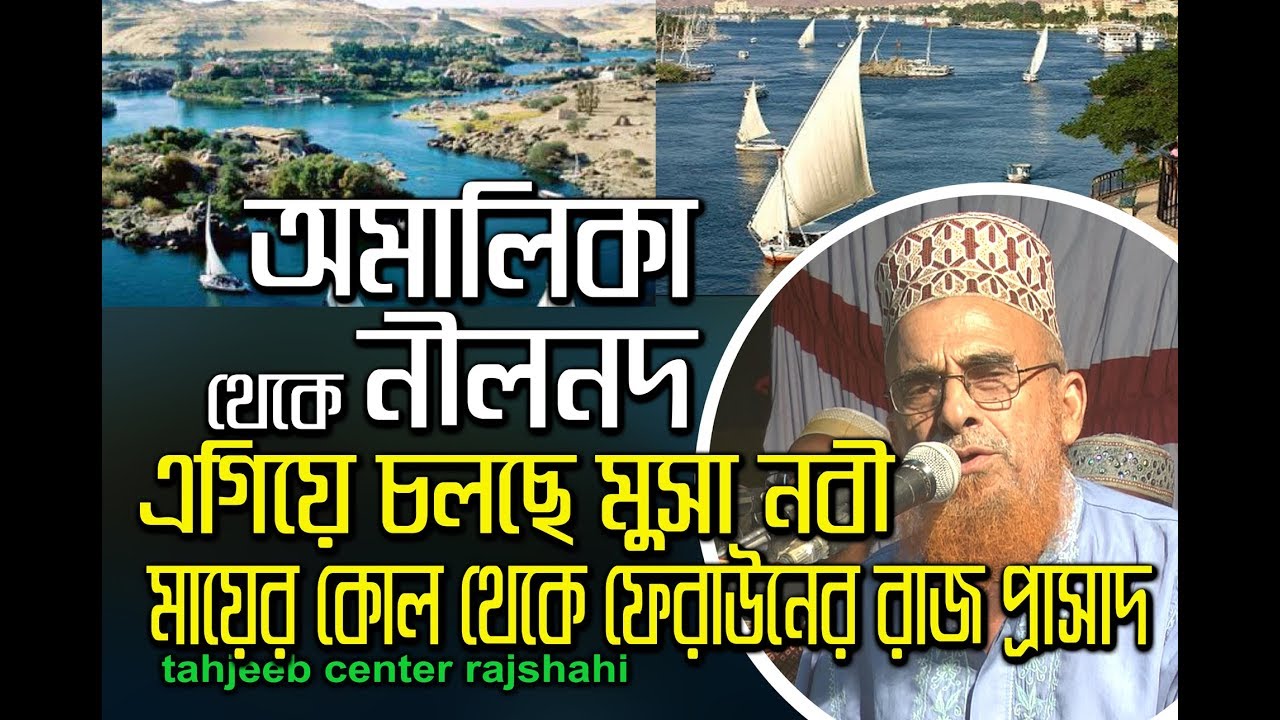 New bangla waz By Sayed Nazrul Islam মুসা নবীর শৈশবকাল নিয়ে সৈয়দ নজরুল ইসলামের কালজয়ী একটি বক্তব্য