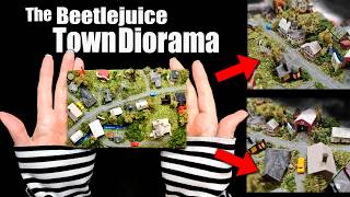 I made the Beetlejuice Town Diorama... WITH YOUR HELP!  Thank you!