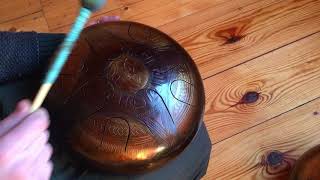 11,3'' Vimana Tank Drum "Mayan Face" Kokin-joshi Scale