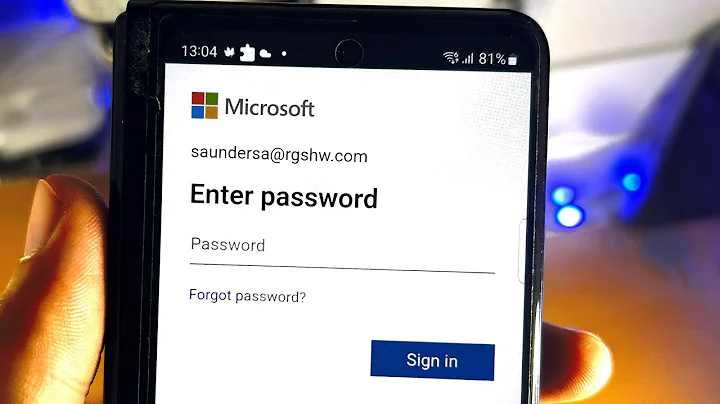 How To Access Company Outlook email from Android!