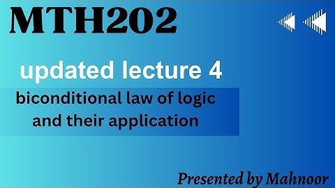 mth202 short lecture 4 | vu updated lecture 2024 | by Mahnoor