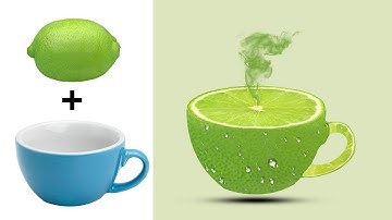 How to Create a Tea Cup Lemon Effect Manipulation in Photoshop