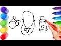 How To Draw cute flip-flops Drawing, Painting &amp; Coloring For Kids and Toddlers_ Child Art🐋🌈🎨