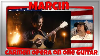 Marcin   Carmen Opera on One Guitar  - REACTION Resimi