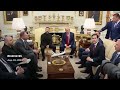 Trump Strikes Friendlier Tone With Zelensky at White House