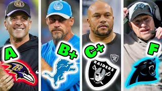 Final Grades For All 32 NFL Teams Head Coaches From The 2023 Season