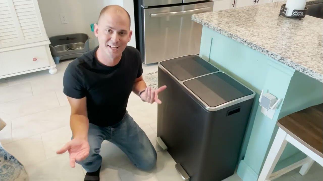 Simplehuman 58L Dual Compartment Step Can + Compost Caddy (Unboxing & First  Impressions!) 