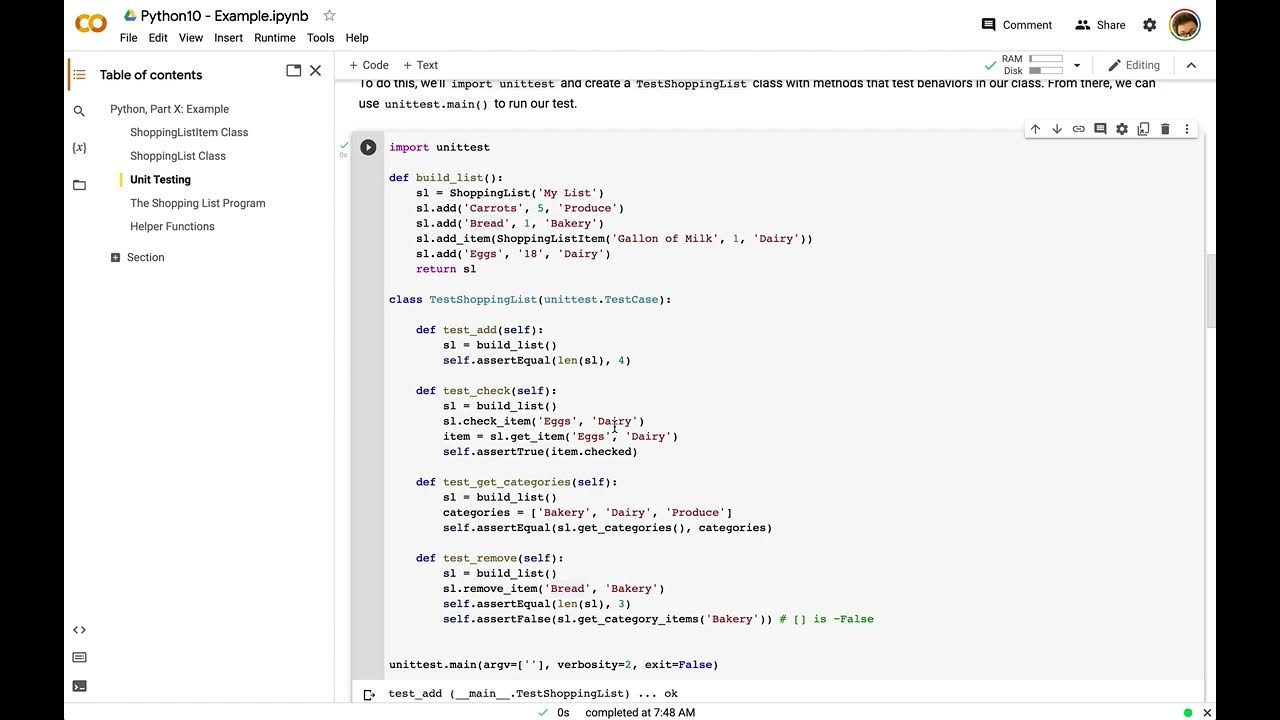 CS1520 Lecture 02j: Python Testing - unittest module - YouTube