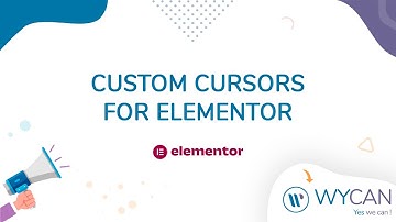 Custom cursors for Elementor