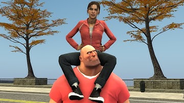 [SFM/Uberduck.ai] Zoey trolls Heavy