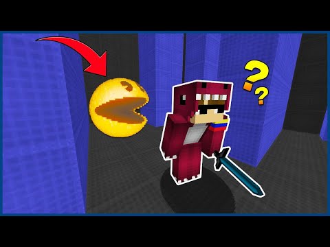 Pacman En Minecraft Podras Superar Mi Reto Youtube - escape epico del pacman asesino en roblox roblox