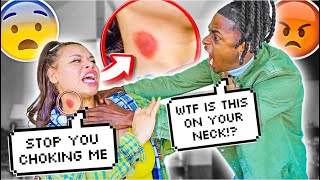 HICKEY PRANK ON BOYFRIEND To See How He Reacts **FUNNY**