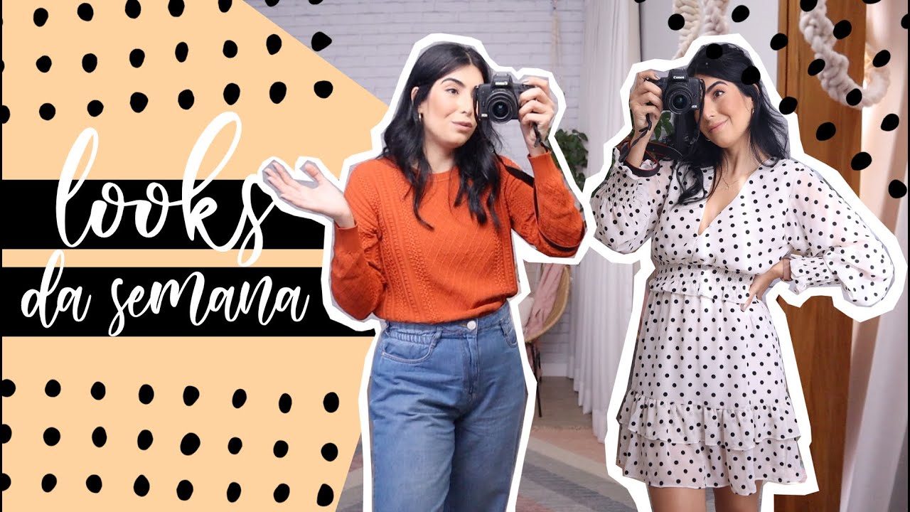 os LOOKS que usei DURANTE TODA A SEMANA