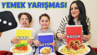 BÜYÜK KÜÇÜK ORTA YEMEK YARIŞMASI.!!