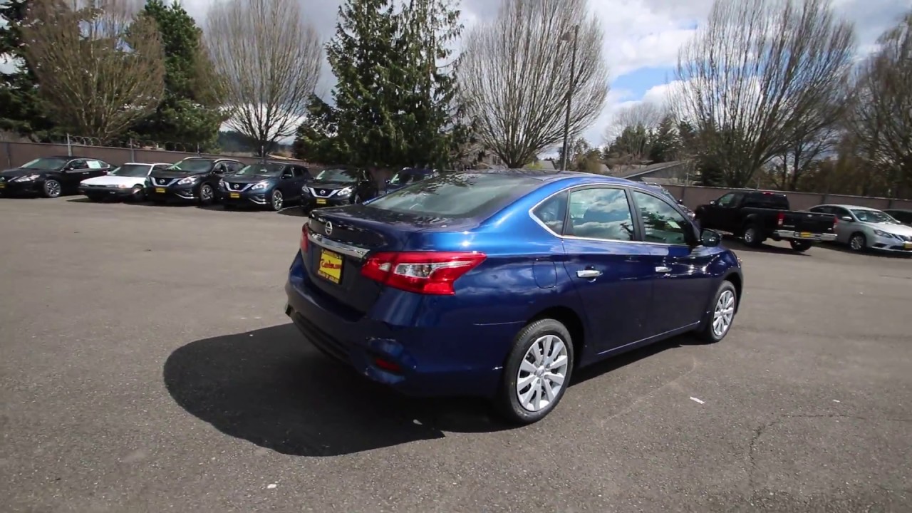 2017 Nissan Sentra S Deep Blue Pearl Hy268442 Kent Tacoma 2017 Nissan Sentra S Deep Blue Pearl Hy268442 Kent Tacoma