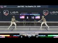 FINALS - Junior Women's Saber - Final ( Tsui v Hild ) - April NAC - Los Angeles, CA - 2025