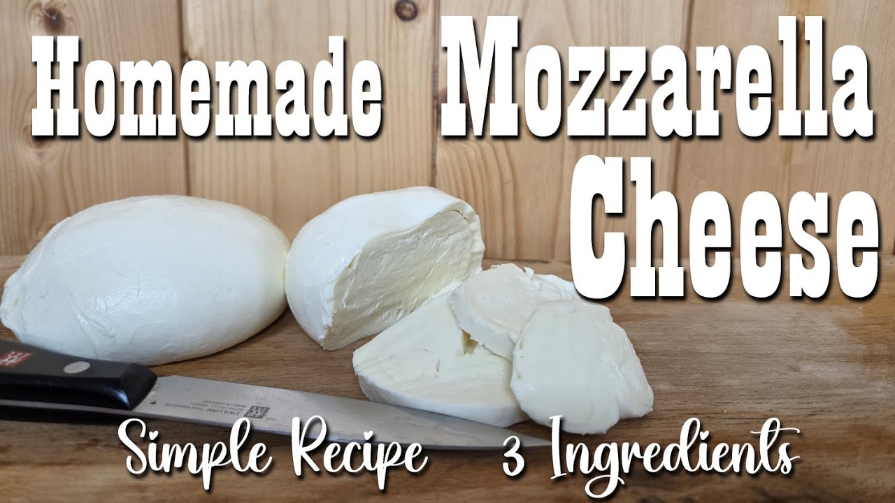 3 Ingredient Mozzarella Cheese ~ Simple Recipe
