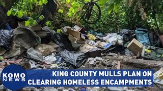 King County mulls setting guidelines on clearing homeless encampments