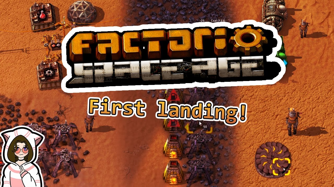 First landing! | Factorio Space Age #1 - YouTube